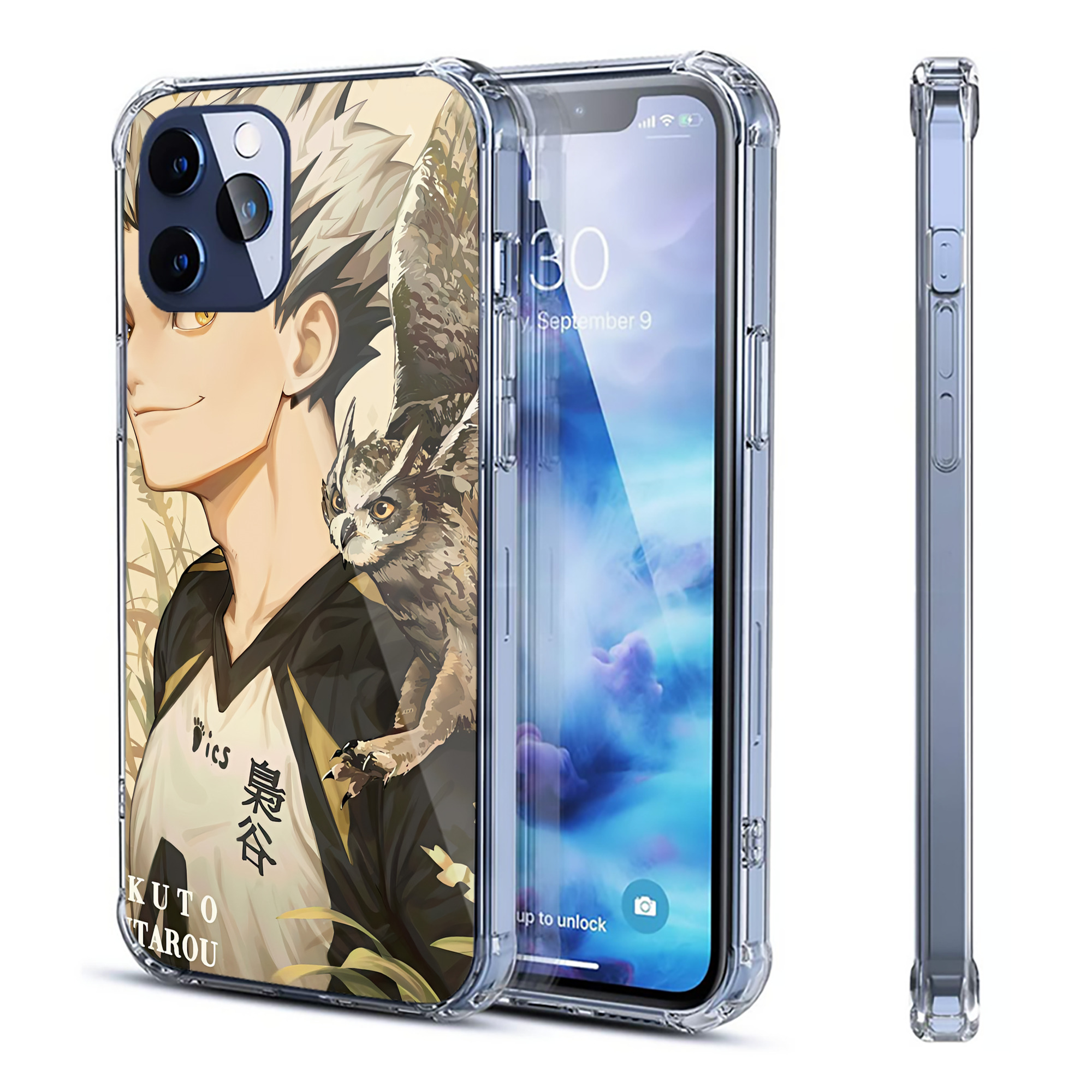 （画像用） ハイキュー!! Haikyu!! 【iPhone 12シリーズ対応】透明スマホケース（クリアソフトケース）